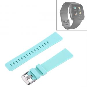  Silikonarmband Turkos för 23mm Watch Fitbit Versa/ Versa 2 145-205mm