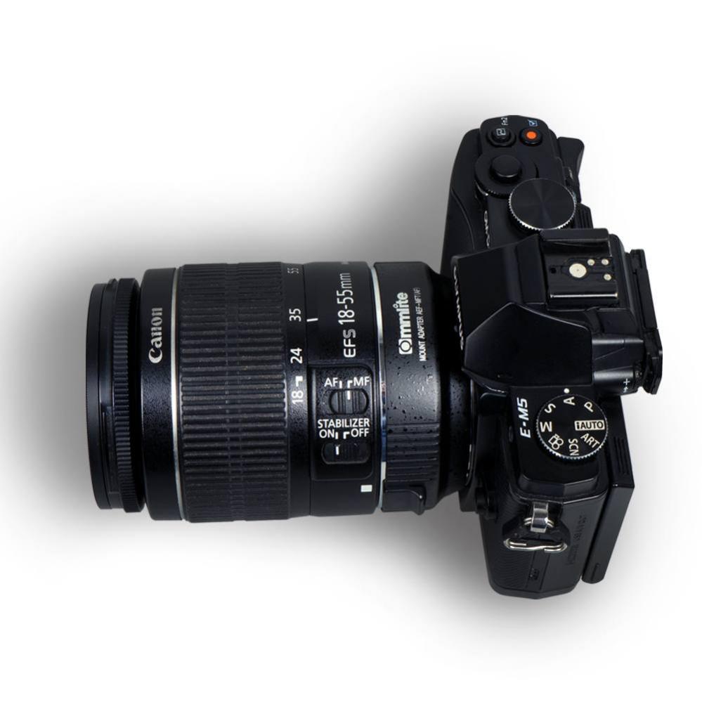  Commlite Objektivadapter elektronisk till Canon EF Objektiv fr M4/3 Kamerahus