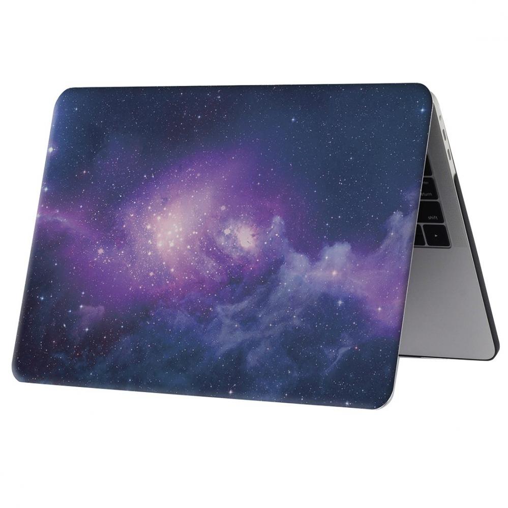 Skal för New Macbook Pro 13.3-tum - Rymdmönster Lila & Blå (A1706/A1708)