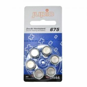  32st Pack Jupio hörapparatsbatteri 675 Blå 192st batterier UTGÅNGET DATUM