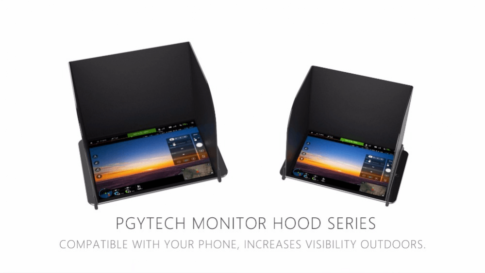 PGYTECH Solskyddshuv (168mm-200mm) för iPad 9.7-tum och för DJI Drönarefjärr