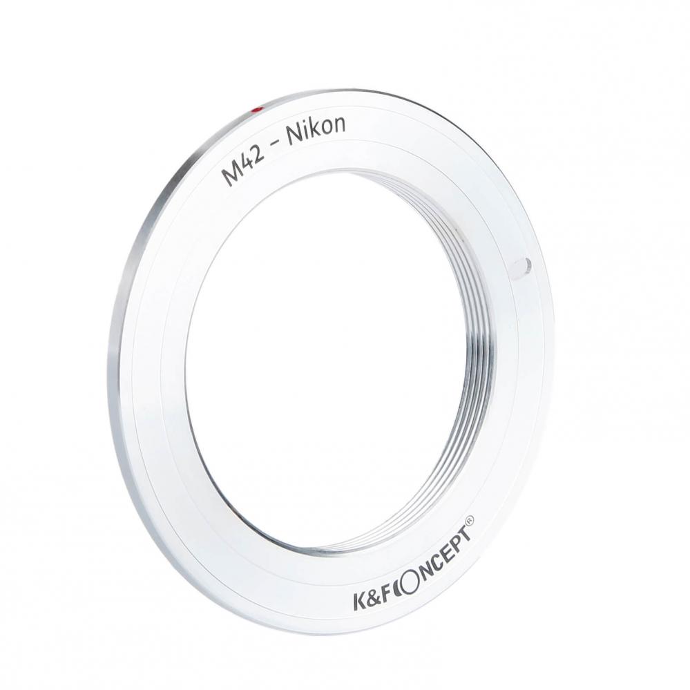 K&F Objektivadapter till M42 objektiv för Nikon kamerahus