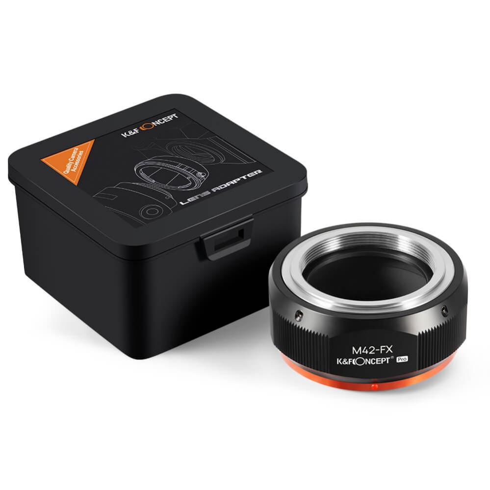 K&F Concept Objektivadapter Pro till M42 objektiv för Fujifilm X kamerahus
