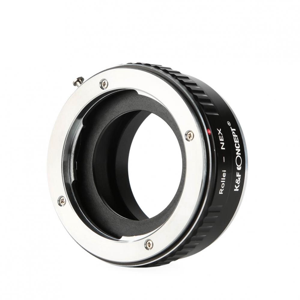 K&F Objektivadapter till Rollei QBM objektiv för Sony E kamerahus