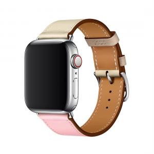  Armband för Apple Watch 38/40/41mm PU-läder Tvåfärgad