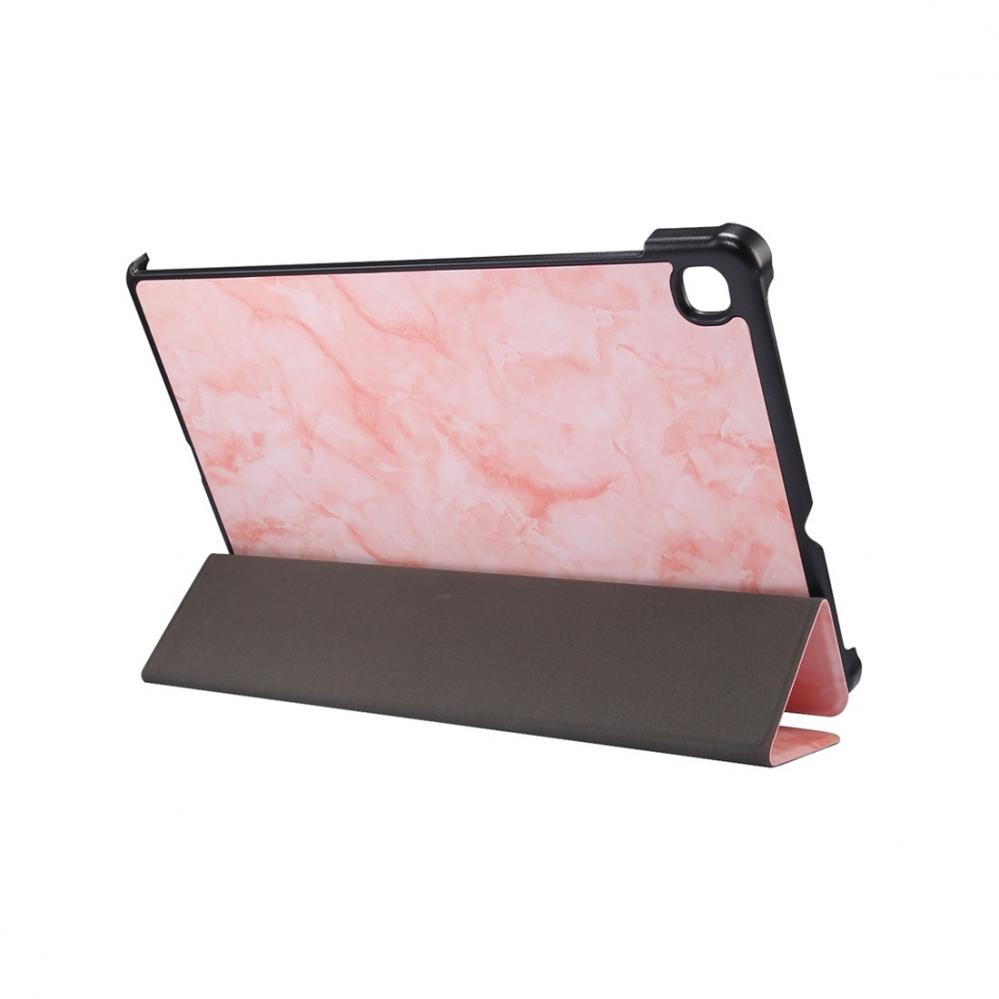 Fodral för Galaxy Tab S6 Lite P610/P615 med rosa marmormönster