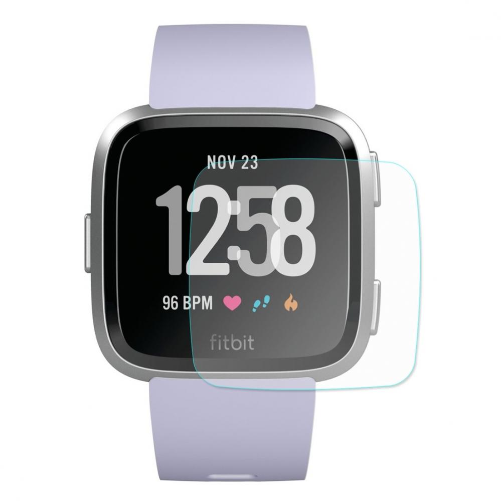  Displayskydd fr Fitbit Versa av hrdat glas