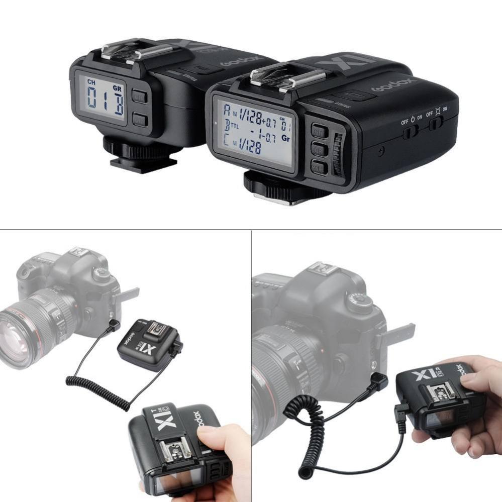  Godox Blixtutlsare & blixtmottagare 2.4GHz TTL