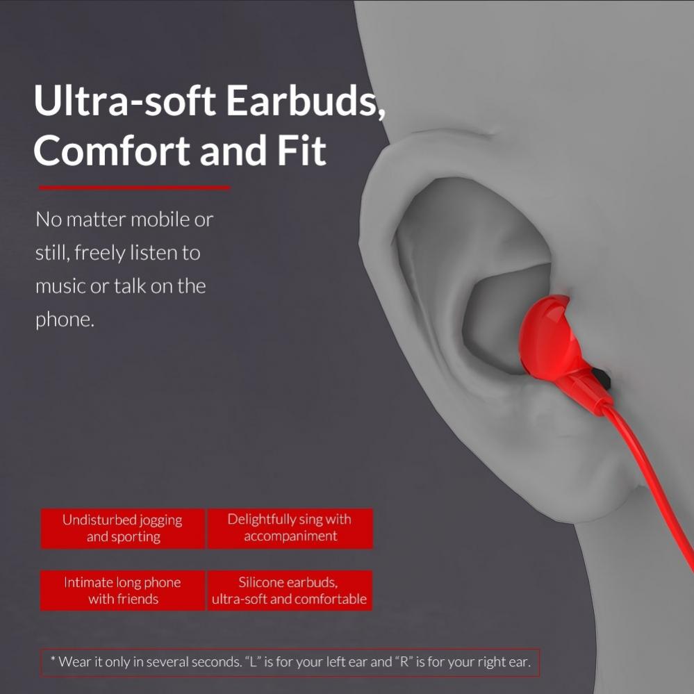  ORICO Soundplus In-ear hrlurar med Mic