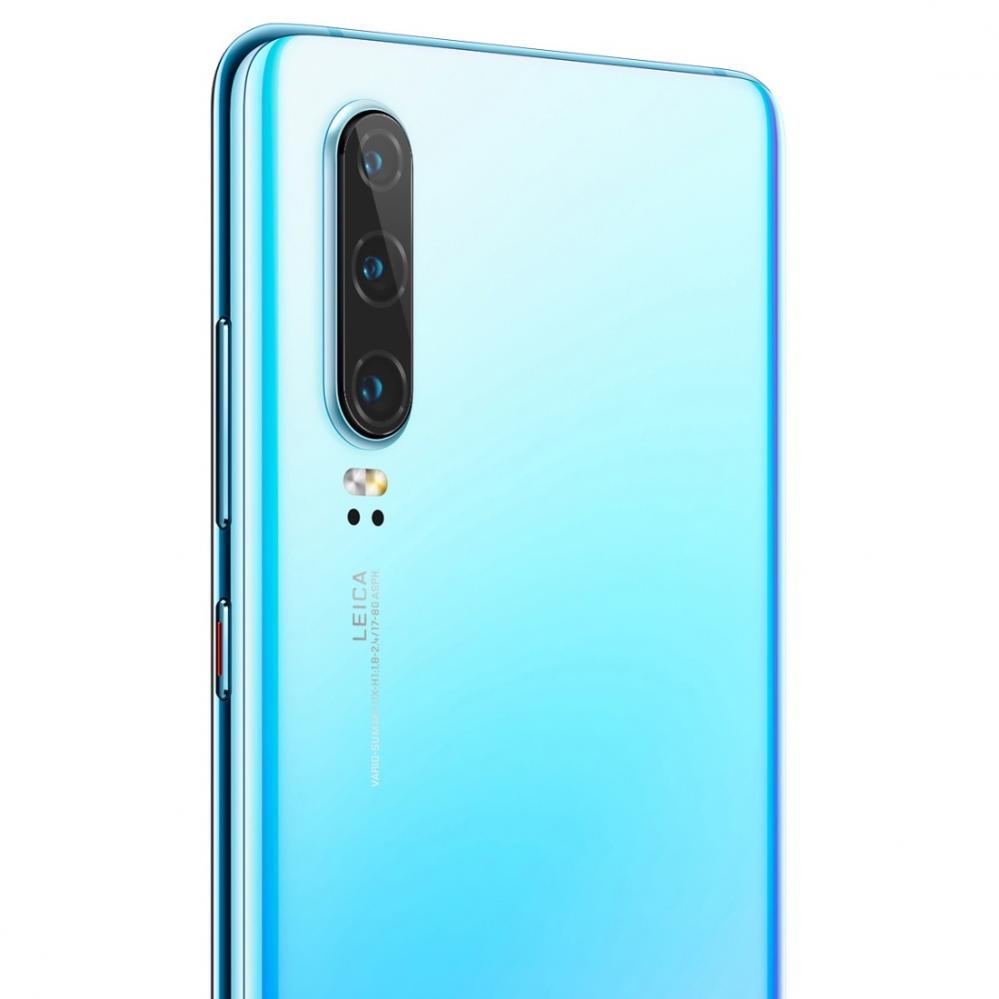 Linsskydd 2st till bakre kameralins för Huawei P30 av härdat glas