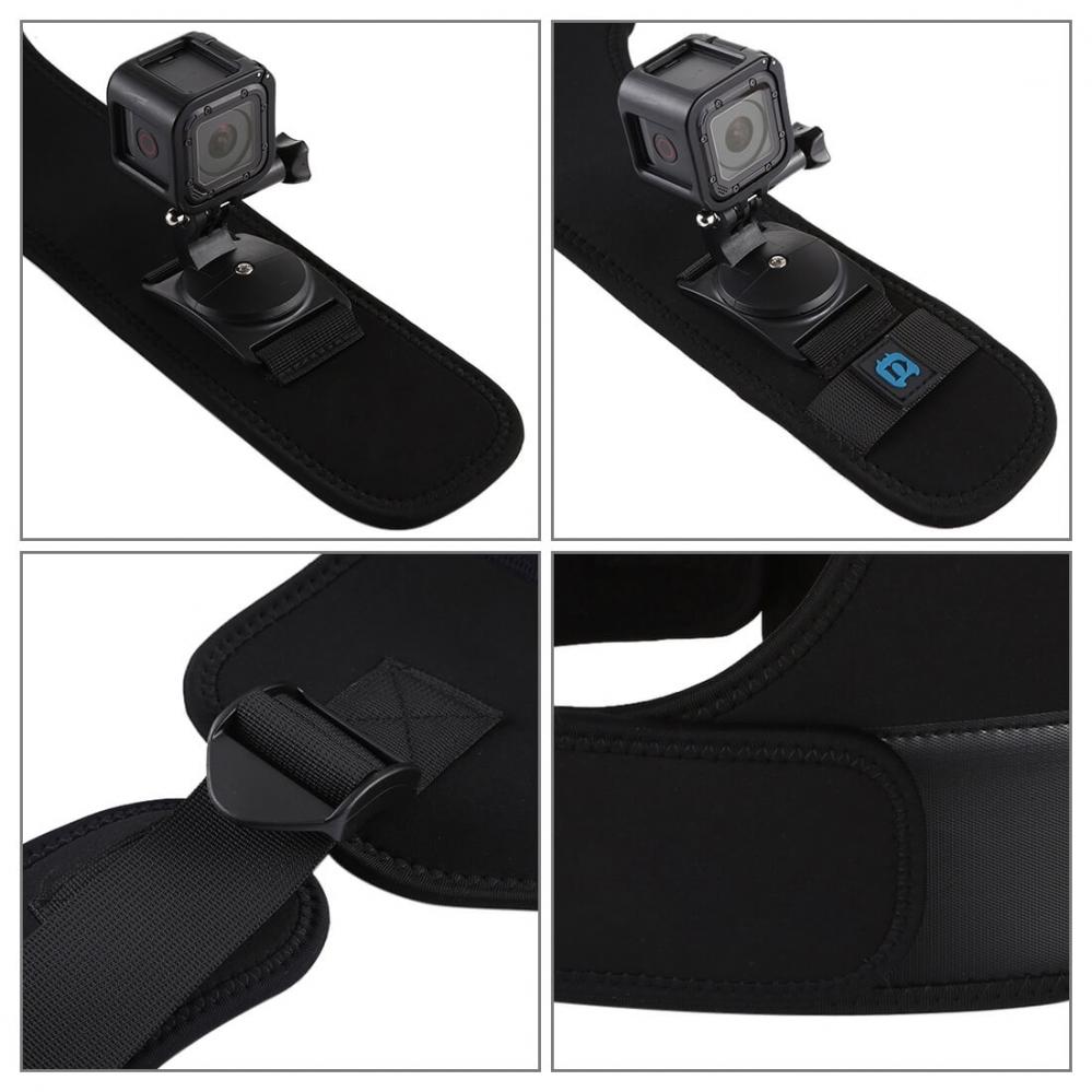 Puluz Bröstsele med 2 fästen för GoPro HERO9 Black / 8 /7 /6 /5 /4 /3 /2 /1