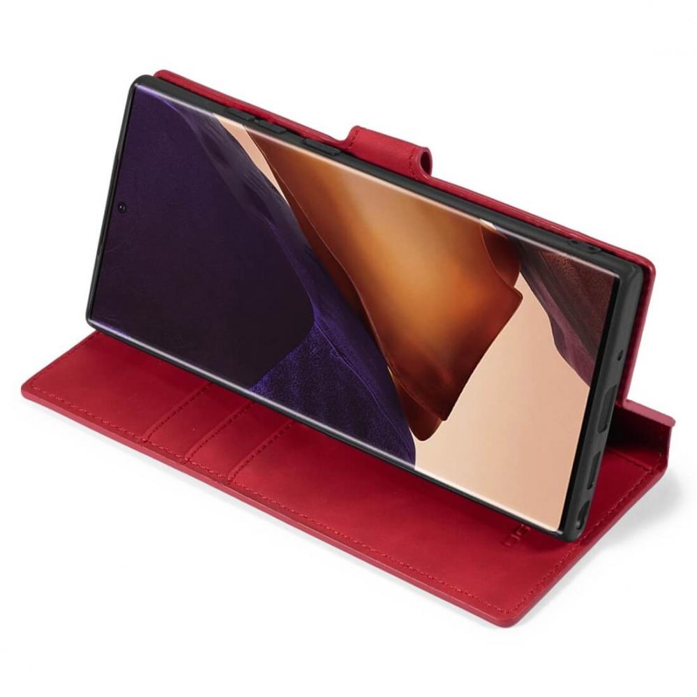  Plånboksfodral för Galaxy Note 20 Ultra Röd - DG.MING