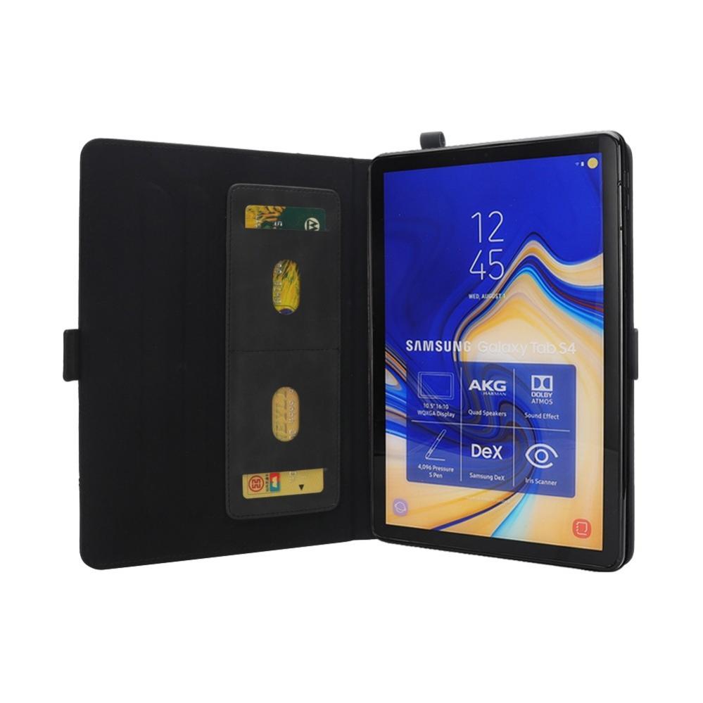 Fodral för Galaxy Tab S4 10.5 T830/T835 med extrafack & pennhållare