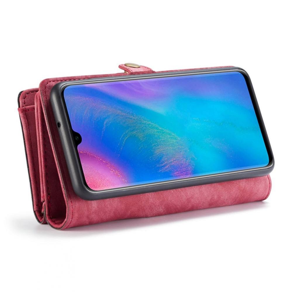  CaseMe Plnboksfodral med magnetskal fr Huawei P30 Lite Rd