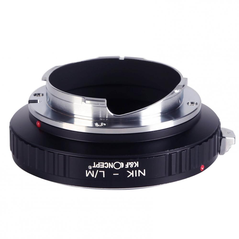 K&F Objektivadapter till Nikon F objektiv för Leica M kamerahus