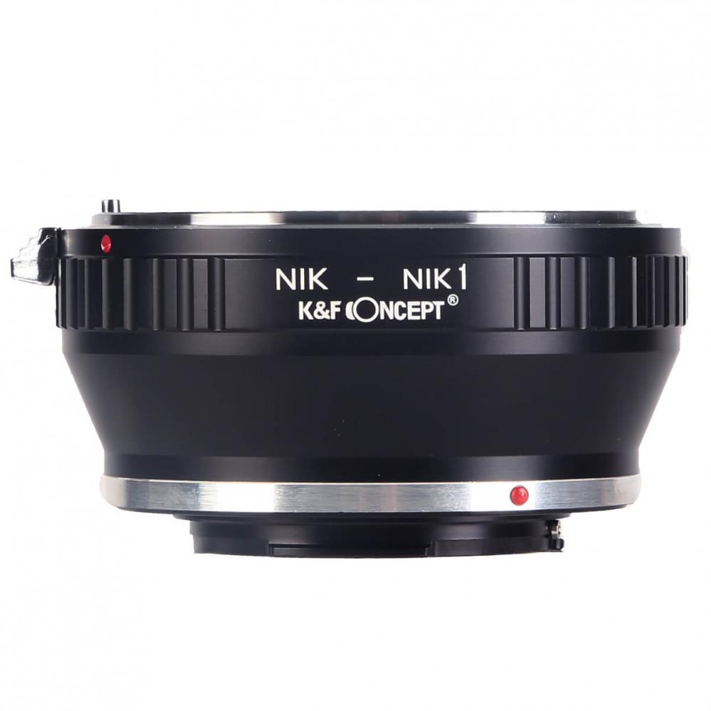  K&F Objektivadapter till Nikon F objektiv fr Nikon 1 kamerahus