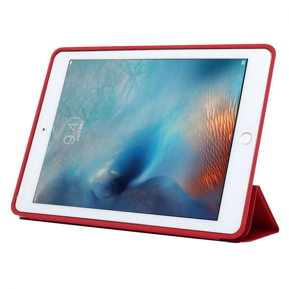 Skal med lock för iPad Pro 9.7-tum Röd