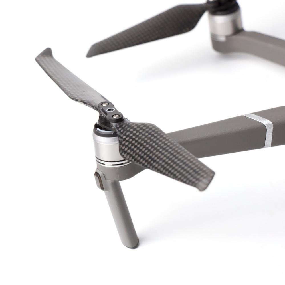 2 par Kolfiber propellrar motsvarar 8743F Low Noise för DJI Mavic 2 Pro / Zoom