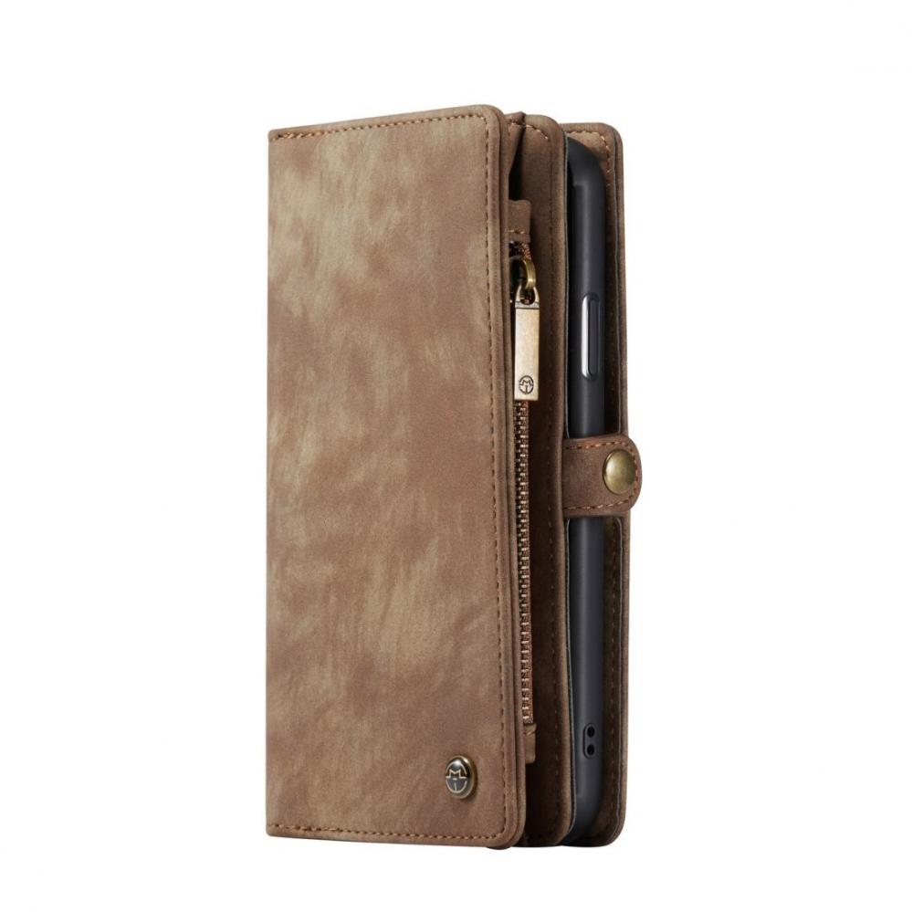 Plånboksfodral med magnetskal för iPhone 11 Brun - CaseMe