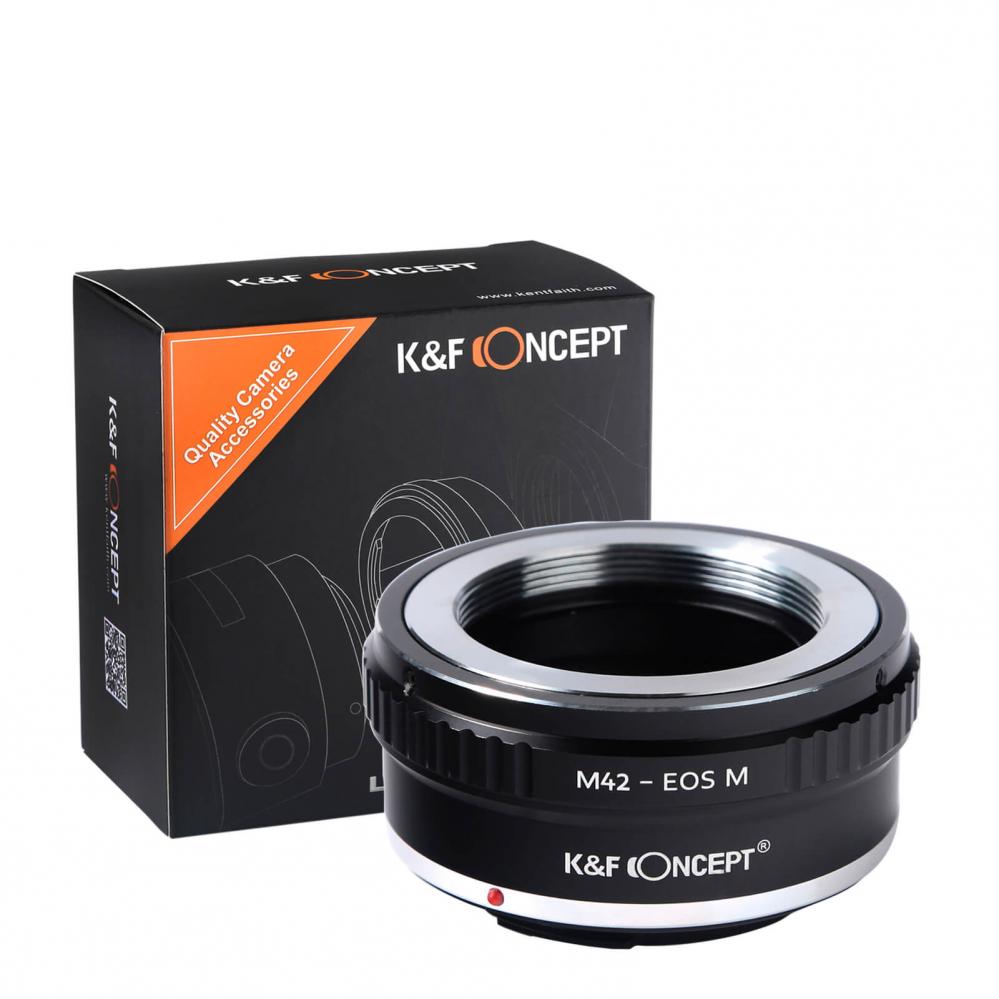 K&F Objektivadapter till M42 objektiv för Canon EOS M kamerahus