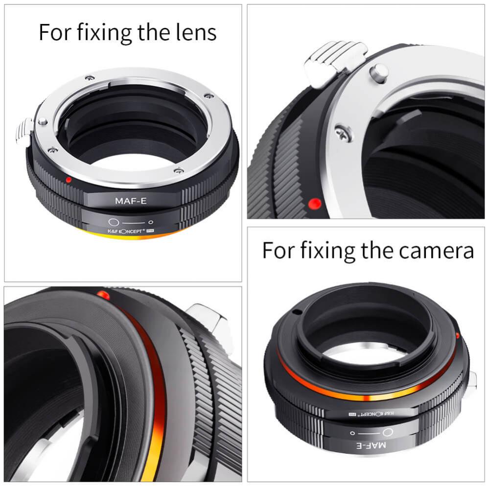 K&F Objektivadapter v2 till Minolta AF objektiv för Sony E kamerahus