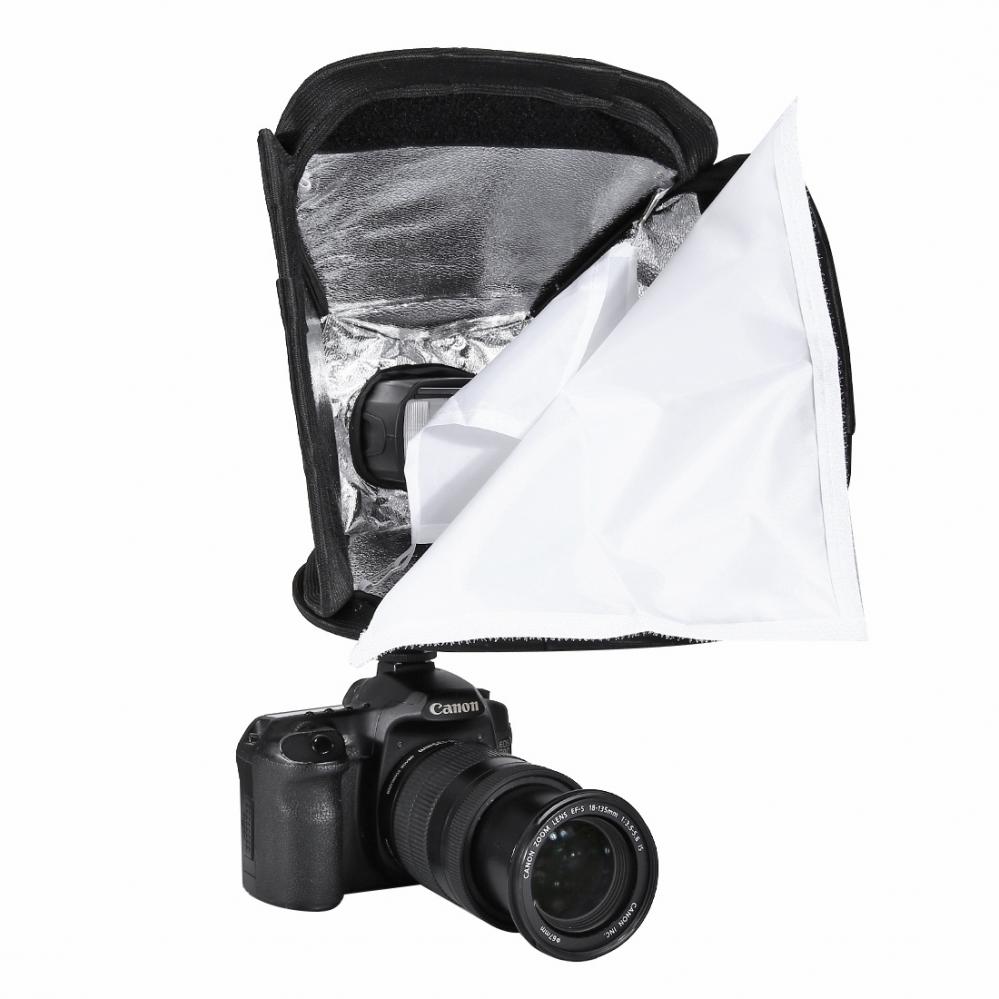  Pulus Softbox universal modell fr speedlight 23x23cm