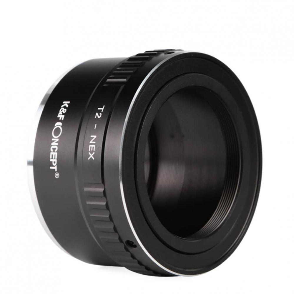 K&F Objektivadapter till T2-optik för Sony E kamerahus