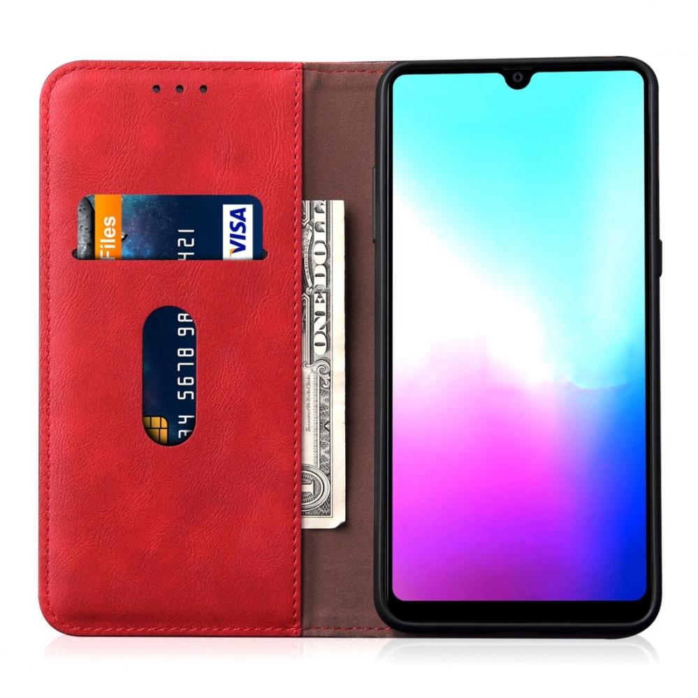  Plånboksfodral för Huawei Mate 20 - Mönster med nit Röd