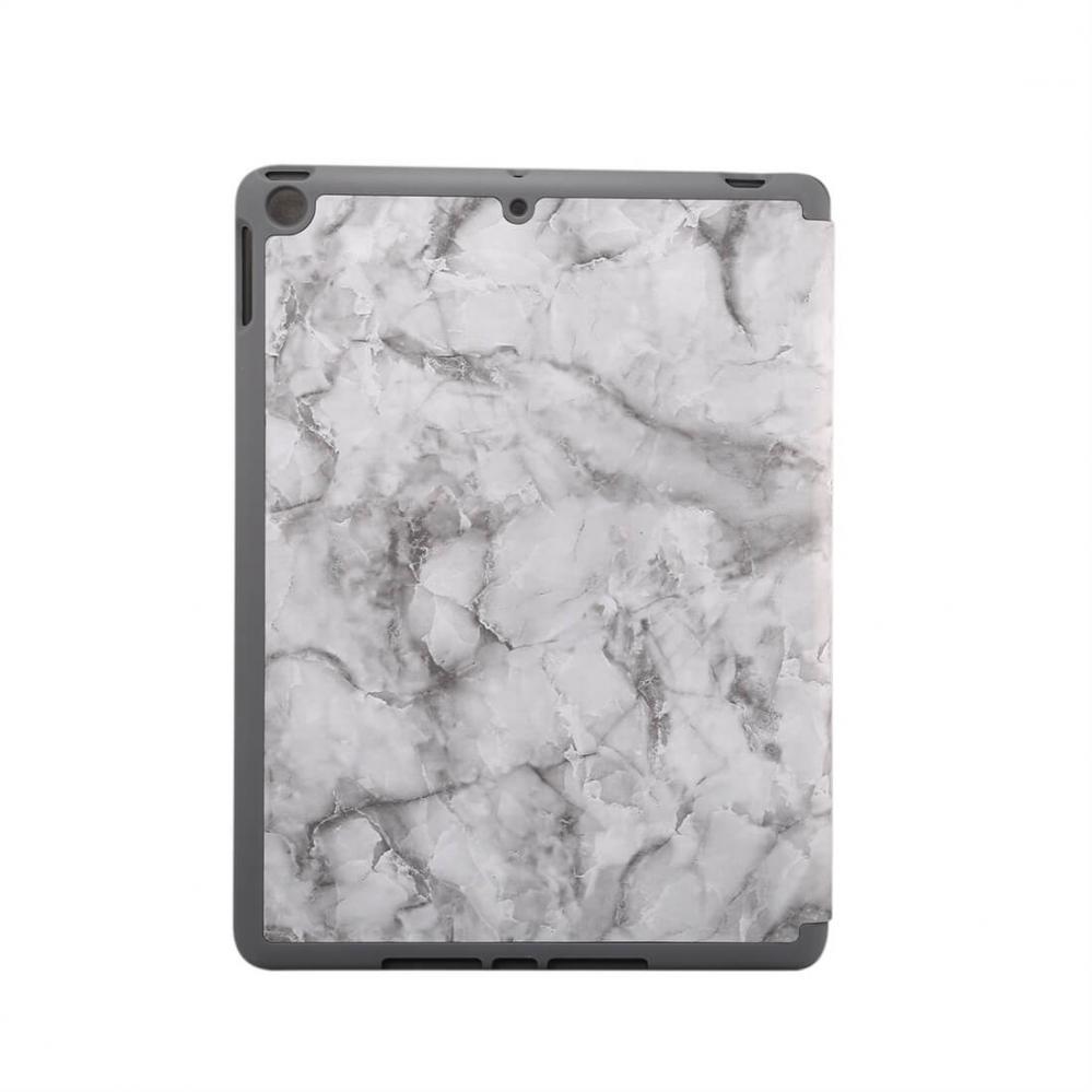  Fodral fr iPad 10.2 med gr marmormnster
