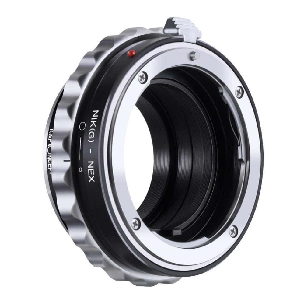 K&F Objektivadapter till Nikon G objektiv för Sony E kamerahus