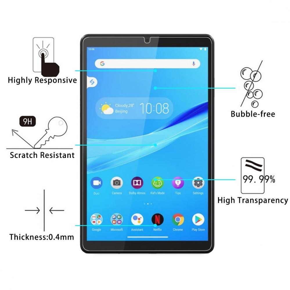 Displayskydd för Lenovo Tab M8 av härdat glas