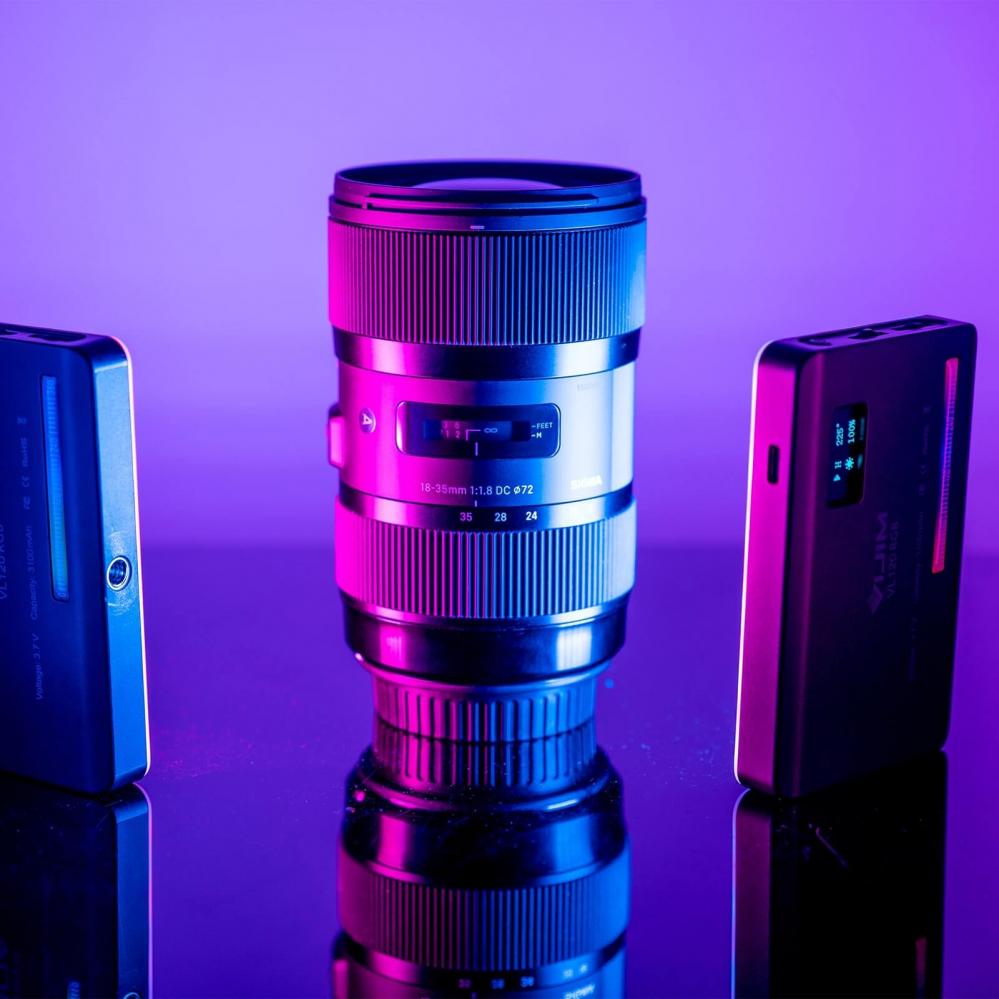 VIJIM RGB Videolampa för youtube vlog-inspelningar
