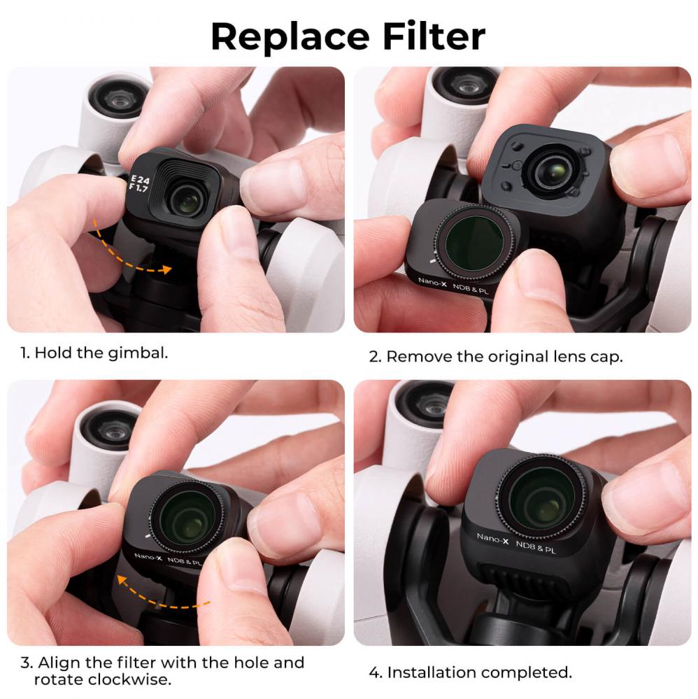 K&F Concept CPL-filter HD för DJI Mini 3 Pro