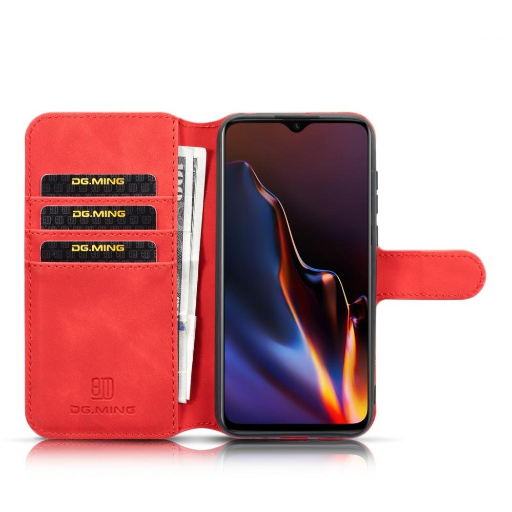  DG.MING Plnboksfodral fr Huawei Y5 med smart och stilren design Rd