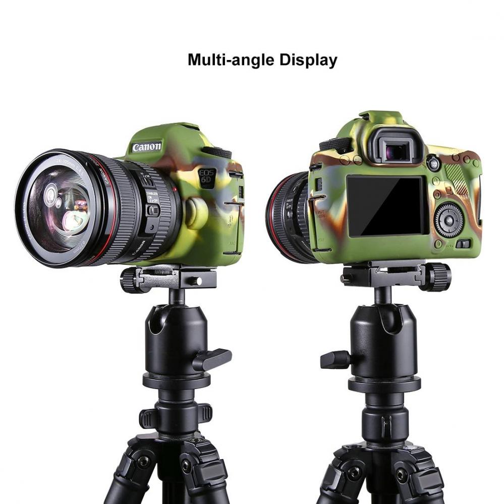  Puluz Silikonfodral fr Canon EOS 6D Kamouflage