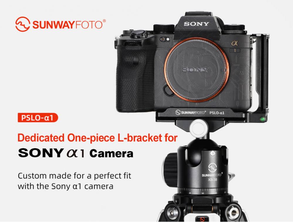  Sunwayfoto L-Bracket fr Sony A1 med QD-uttag