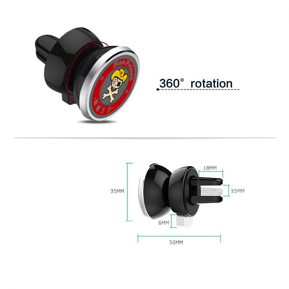  ENKAY 360 graders mobilhllare som fstes i bilens ventilationsgaller