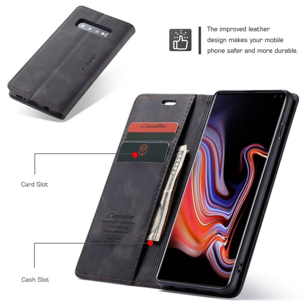  Plånboksfodral med kortplats för Galaxy S10 Plus - CaseMe