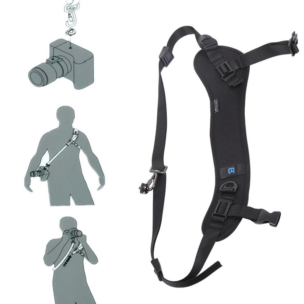 Puluz Bågformad axelrem & armhålsrem med 1/4-tums skruv för digitalkameror