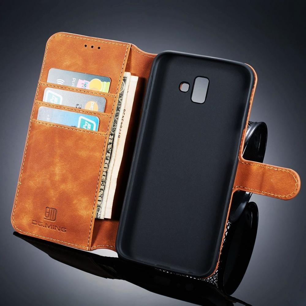  Plånboksfodral för Galaxy J6+ med stilren design - DG.MING
