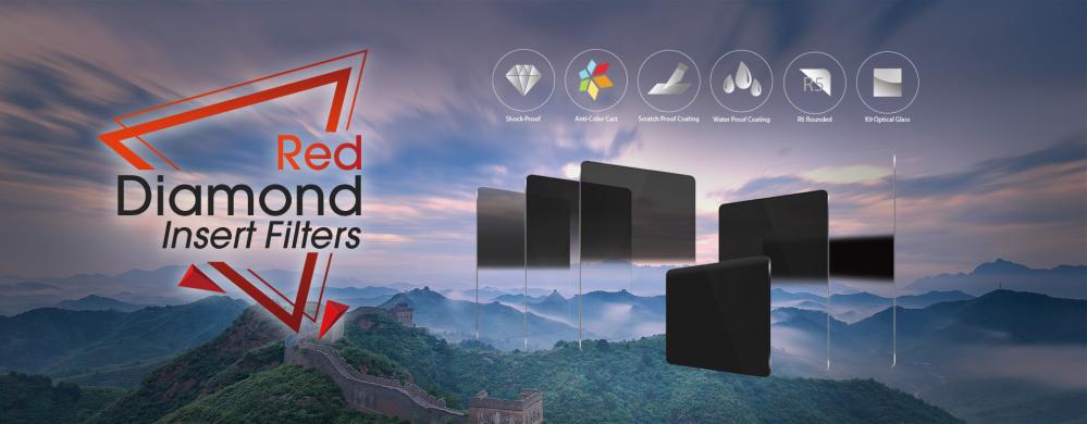 Haida Red Diamond NanoPro Optisk glas ND Filter-Kit ND1.8 ND3.0 ND4.5