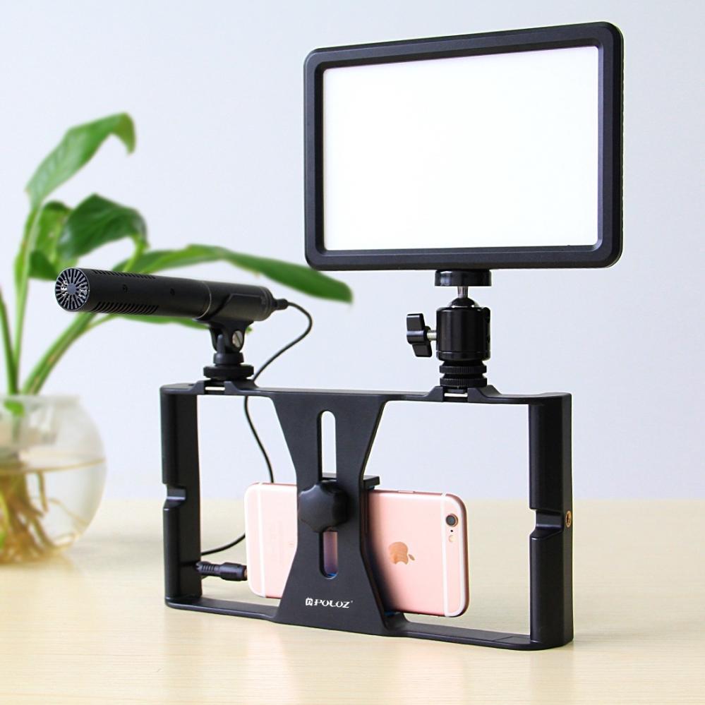 Puluz Video-Rig för iPhone, Galaxy & mobiler