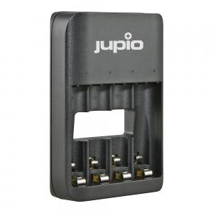  Jupio USB laddare med 4 platser för AA / AAA batterier