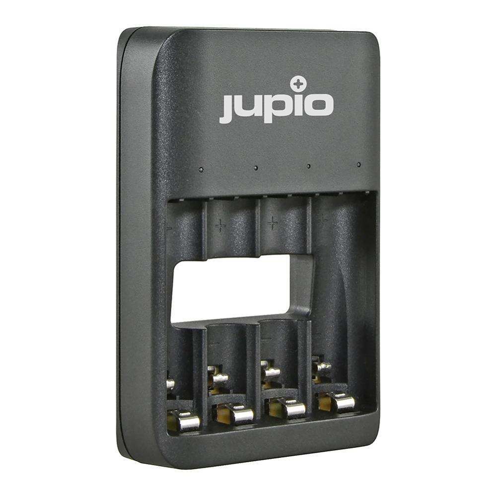  Jupio USB laddare med 4 platser fr AA / AAA batterier