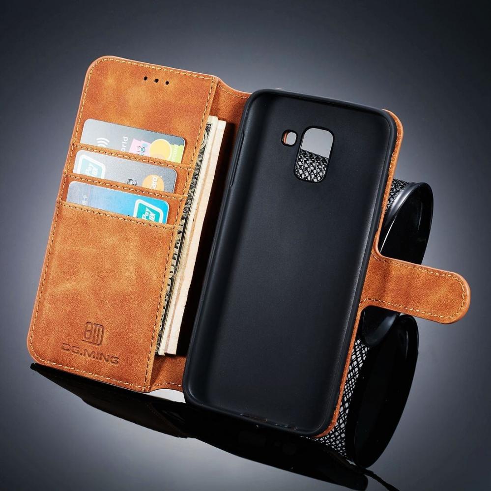  Plånboksfodral för Galaxy J6 (2018) med stilren design - DG.MING