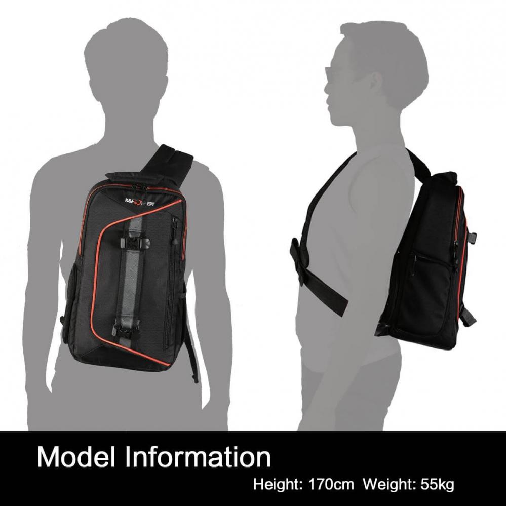 K&F Concept Kameraväska Sling 11L - Skydda Systemkameror & Objektiv