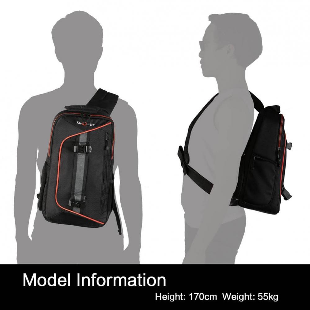  K&F Concept Kameravska Sling 11L - Skydda Systemkameror & Objektiv