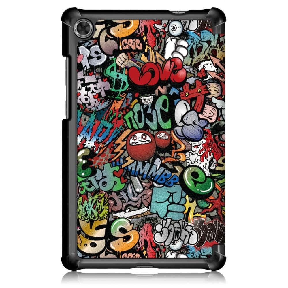  Fodral fr Lenovo Tab M8 - Graffiti