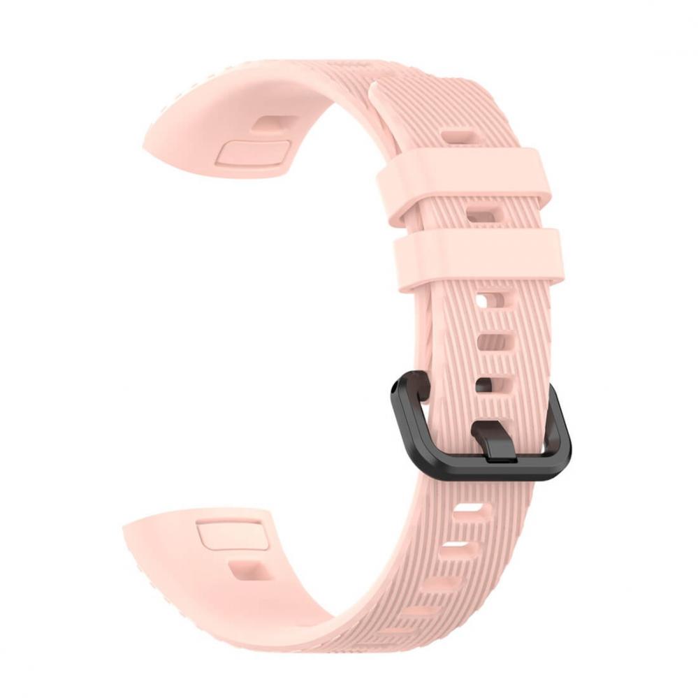 Armband för Huawei Band 3 Pro/ 4 Pro Rosa silikon