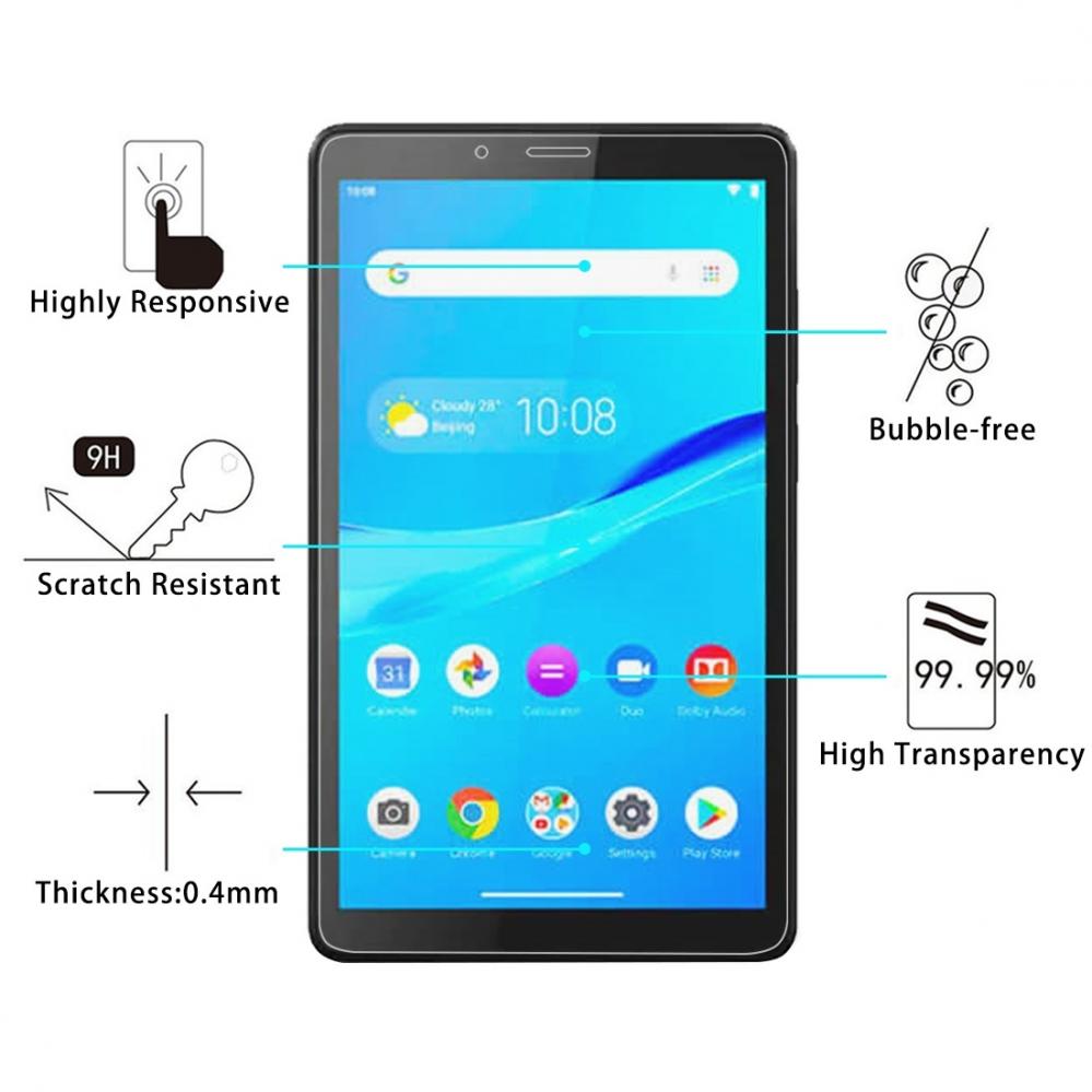 Displayskydd för Lenovo Tab M7 av härdat glas